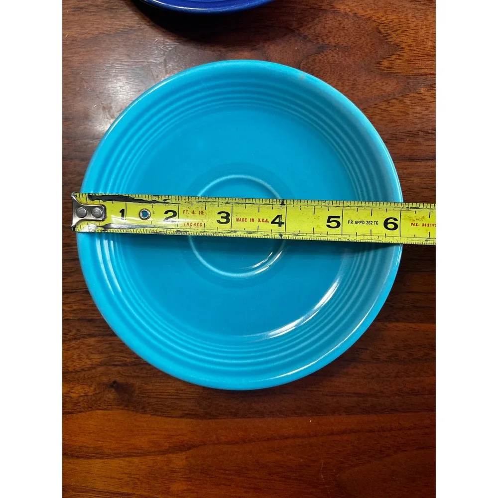 Vintage Fiesta Cobalt Blue & Turquoise 6
